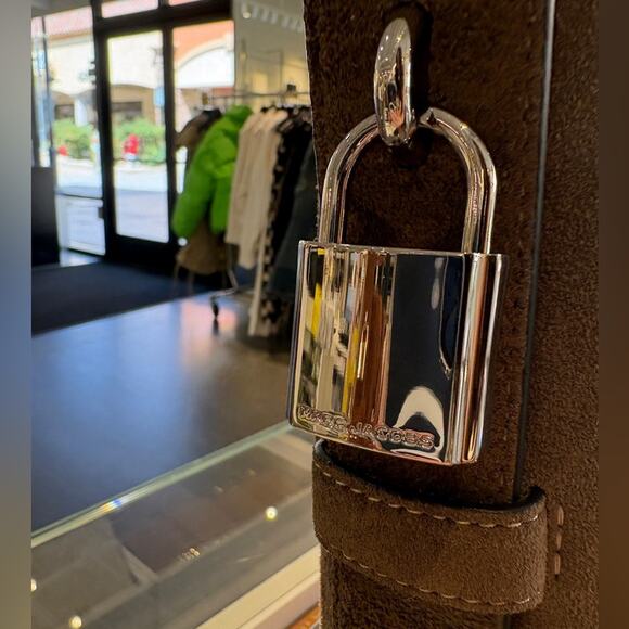 Marc Jacobs Taupe Suede Bucket Bag - Picture 3 of 6